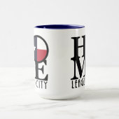 HOME League City Texas 15oz Mok (Midden)