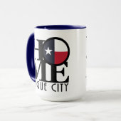 HOME League City Texas 15oz Mok (Voorkant links)