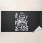 Home Legendary Gorilla Lessons Learn Beach Towel Strandlaken (Voorkant)
