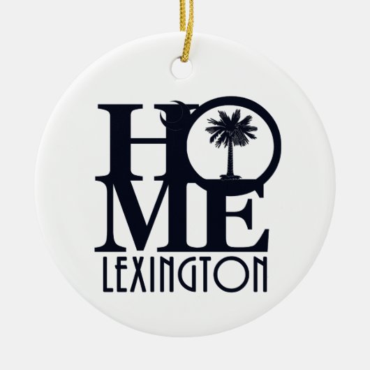 HOME Lexington SC Keramisch Ornament (Voorkant)