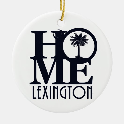 HOME Lexington SC Keramisch Ornament (Voorkant)