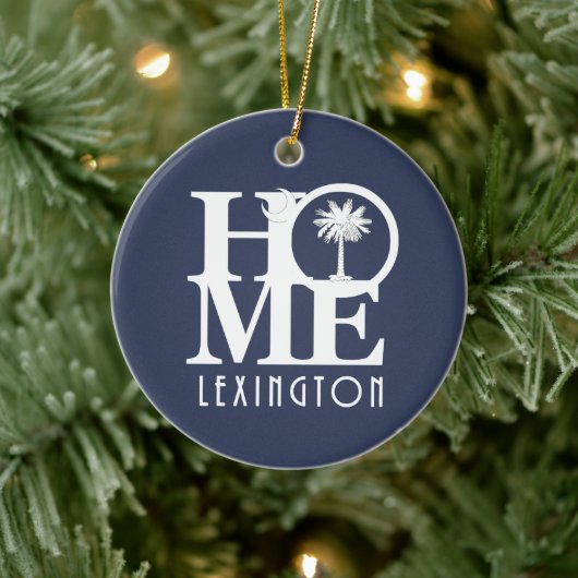 HOME Lexington South Carolina Keramisch Ornament (Boom)