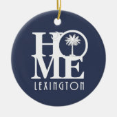 HOME Lexington South Carolina Keramisch Ornament (Voorkant)