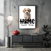 Home Lief Thuis Hond Poster