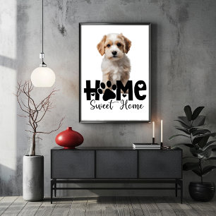 Home Lief Thuis Hond Poster