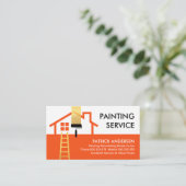 Home Lijst Gebouw Borstel Schilderen Visitekaartje (Staand voorkant)