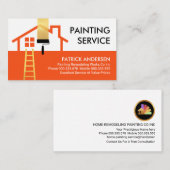 Home Lijst Gebouw Borstel Schilderen Visitekaartje (Voorkant / Achterkant)