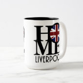 HOME Liverpool (VK) 15oz Tweekleurige Koffiemok (Voorkant rechts)