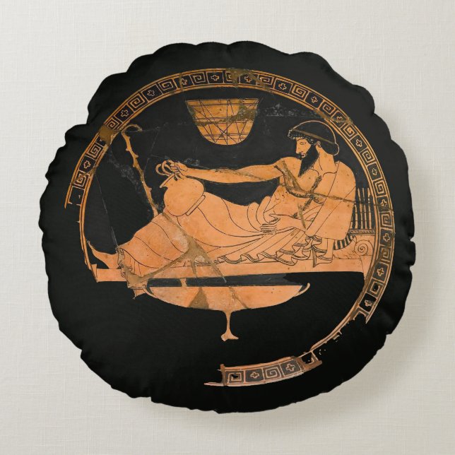 Home & Living > Home Décor > Pillows & Poufs > Thr Rond Kussen (Voorkant)