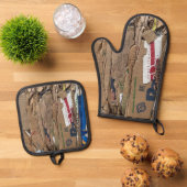 Home & Living > Kitchen & Dining > Table & Kitchen Ovenwant & Pannenlap Set (Top down)