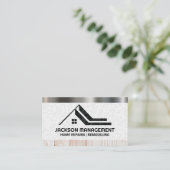 Home Logo | Bouwmateriaal Visitekaartje (Staand voorkant)