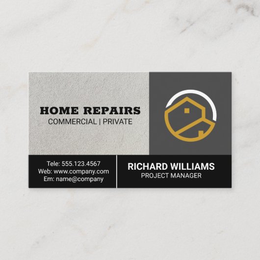 Home Logo | Home Repair Services Visitekaartje (Voorkant)
