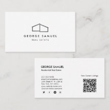 Home Logo Realtor Zwart & Wit