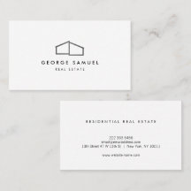 Home Logo Realtor Zwart & Wit