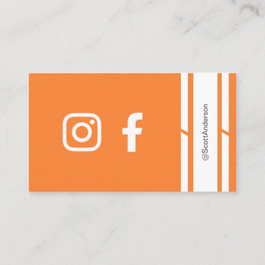 Home Logo Sinaasappel Visitekaartje (Achterkant)