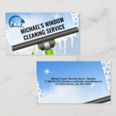 Home Logo | Visitekaartje Schoonmaken raam (Voorkant / Achterkant)