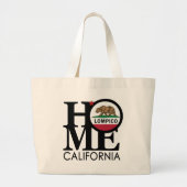 HOME Lompico CA Grote Tote Bag (Voorkant)