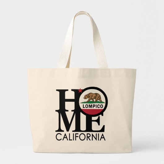 HOME Lompico CA Grote Tote Bag (Voorkant)