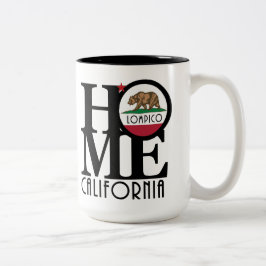 HOME Lompico California 15oz Tweekleurige Koffiemok