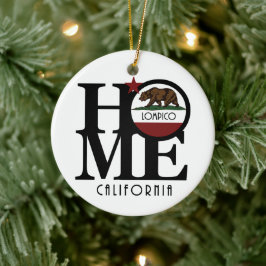 HOME Lompico California Keramisch Ornament