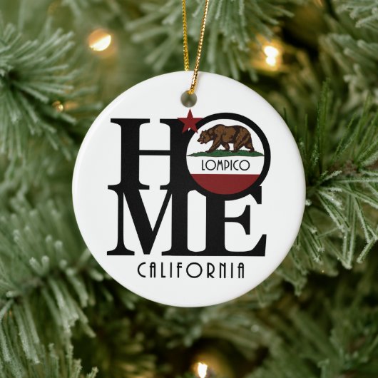 HOME Lompico California Keramisch Ornament (Boom)