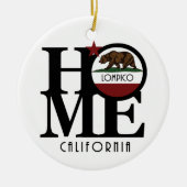 HOME Lompico California Keramisch Ornament (Voorkant)