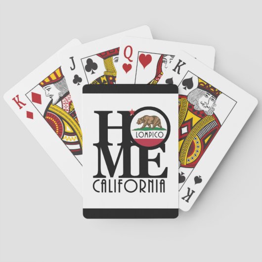 HOME Lompico California Pokerkaarten (Achterkant)