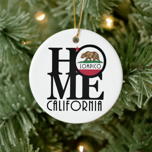 HOME Lompico Californië Keramisch Ornament (Boom)