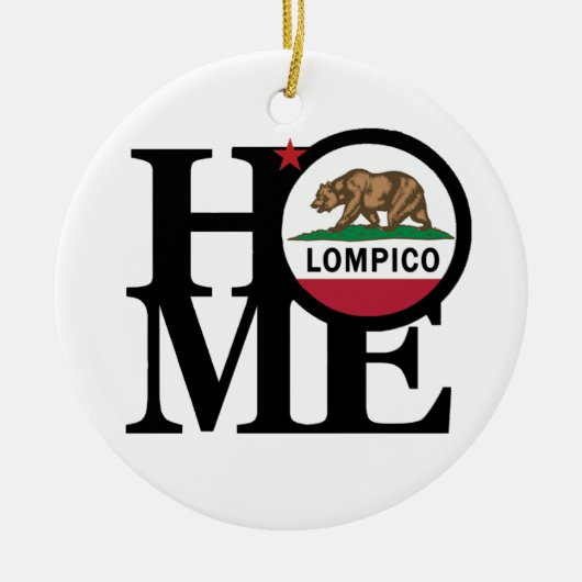 HOME Lompico Keramisch Ornament (Voorkant)