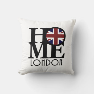 HOME London England Kussen