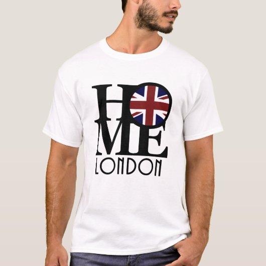 HOME London England T-shirt (Voorkant)
