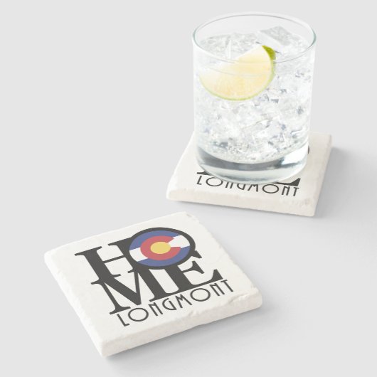 HOME Longmont Stenen Onderzetter (Zijkant)