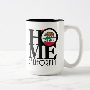 HOME Los Gatos Calfornia 15oz Tweekleurige Koffiemok