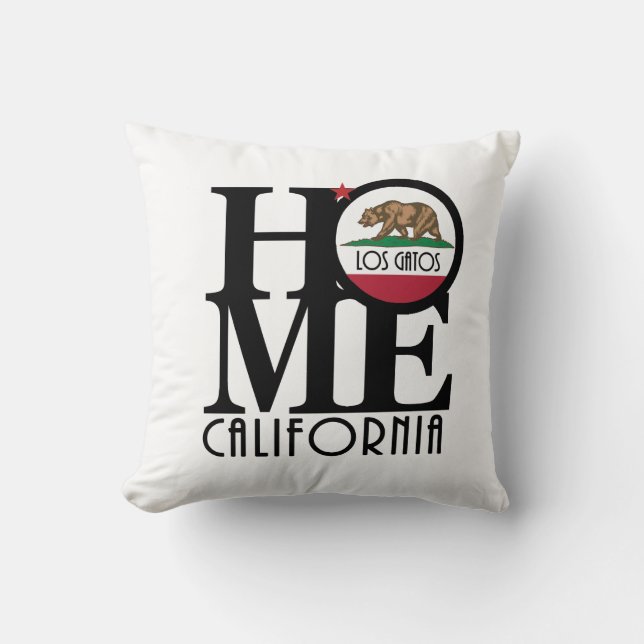HOME Los Gatos California Kussen (Voorkant)