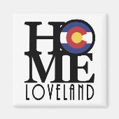 HOME Loveland Colorado Magneet (Voorkant)