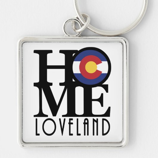 HOME Loveland Colorado Sleutelhanger (Voorkant)