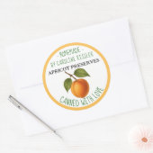 Home Made Apricot Preserves Canning Label Sheet (Envelop)