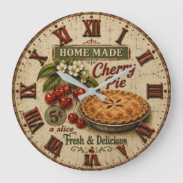 Home Made Cherry Pie Vintage Farmhouse Kitchen  Grote Klok