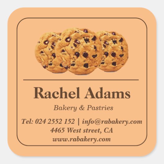 Home Made Cookie Label Sticker (Voorkant)