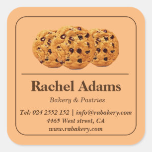 Home Made Cookie Label Sticker