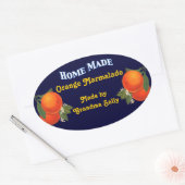 Home Made Custom Sinaasappel Inblikken Stickers (Envelop)