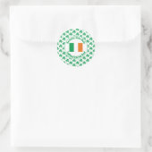 Home Made IERS SODA BROOD Ierland Vlag Shamrock Ronde Sticker (Tas)
