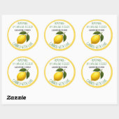 Home Made Lemon Curd Canning Label Sheet (Vel)