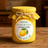 Home Made Lemon Curd Canning Label Sheet