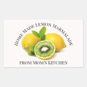 Home Made Lemon Marmalade Label (Voorkant)