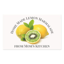 Home Made Lemon Marmalade Label