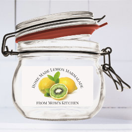 Home Made Lemon Marmalade Label