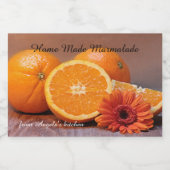 Home Made Marmalade Jam Container Label Voedselcontainer Etiket (Enkel label)