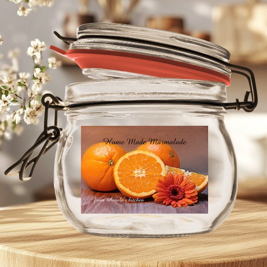 Home Made Marmalade Jam Container Label Voedselcontainer Etiket