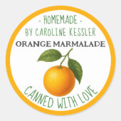  Home Made Orange Marmalade Canning Label Sheet (Voorkant)
